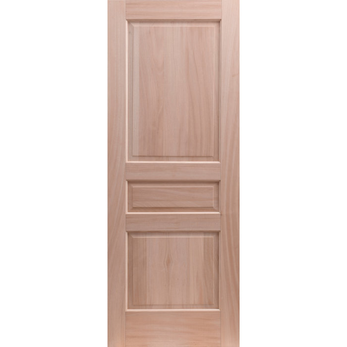 Waydoor 80'' Solid Wood Paneled Unfinished Standard Door & Reviews